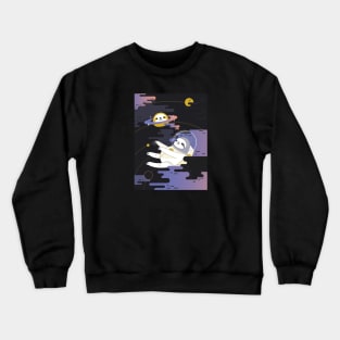 Sloth Astronaut Crewneck Sweatshirt